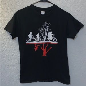 Black Stranger Things T-Shirt